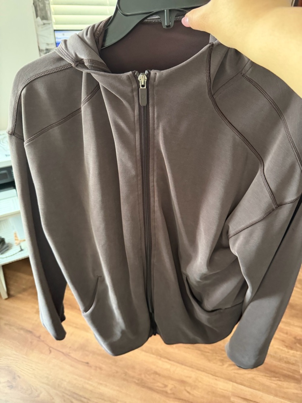 Lululemon Softstreme Full Zip Hoodie Sequoia Size M Jacket